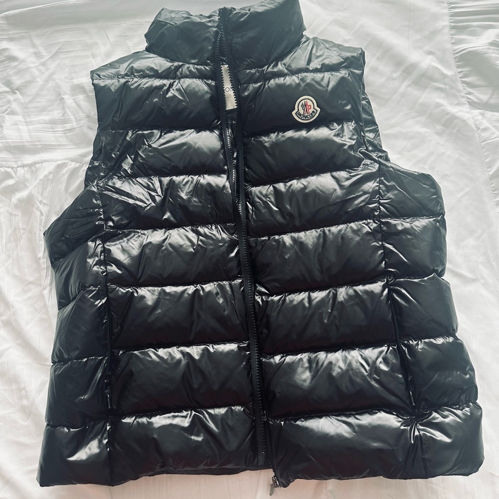 Moncler Black Puffer Vest